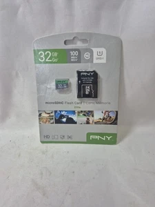 PNY 32GB Elite-X Class 10 U3 microSDHC Flash Memory Card - Picture 1 of 2