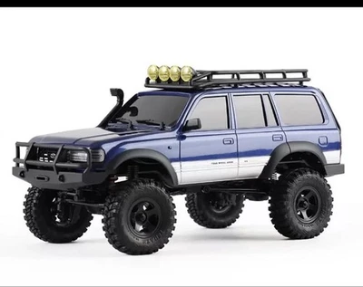 FMS FCX 1/18th Toyota LC80 RTR Scaler - Blue FMS11831RTRBU - Image 1 of 4