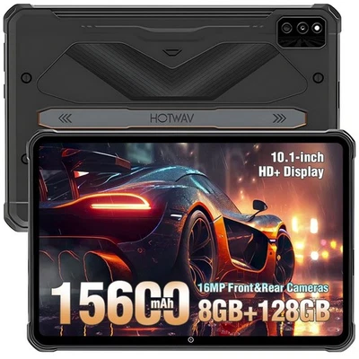 HOTWAV R6 Pro Outdoor Tablet 15600mAh 8GB+128GB 2.4G/5GWIFI wasserdicht IP68 - Bild 1 von 4