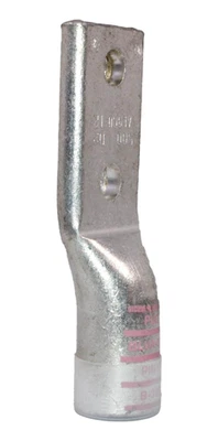 Penn Union BLUA-050D2 Aluminum Compression Lug 2-Hole 1/2" Stud 500 kcmil - Image 1 of 3