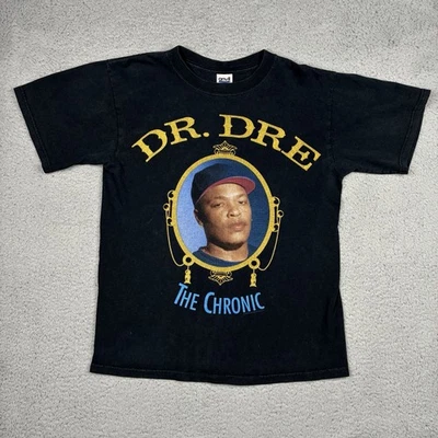 Camiseta De Colección Dr. Dre Para Hombre Mediana Negra The Chronic Rap Camiseta Hip Hop 2005 Y2K Foto 1 de 4