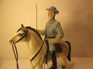 VINTAGE HARTLAND GENERAL ROBERT E LEE / HORSE TRAVELER +FLAGGE KOMPLETT 800 SERIE - Bild 1 von 17