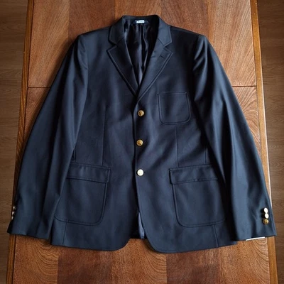 Brooks Brothers Loro Piana 20 nwt 120s wool navy made in mexico blazer eu 46 - Image 1 of 4