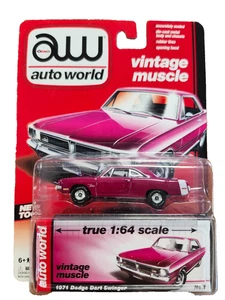 2014 1/64 Auto World Vintage Muscle S1 #1 1971 Dodge Dart Swinger AW64042-1 - Bild 1 von 1