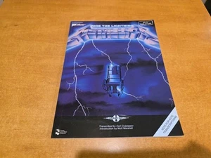 Metallica Ride The Lightning Guitar Tab Sheet Music Song Book Cherry Lane Music - Picture 1 of 2