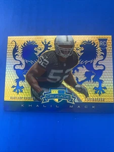 2014 Panini Rookies And Stars Blue Crusade Khalil Mack (RC) #34 - Picture 1 of 4
