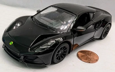 Lotus Emira.Super Coche Deportivo.Modelo Diecast KT5441 - NEGRO.Escala 1/34.Tirar hacia atrás Foto 1 de 4