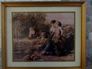 Schöne Bilder " 15 X " 18 IN GOLDRAHMEN - Bild 1 von 2