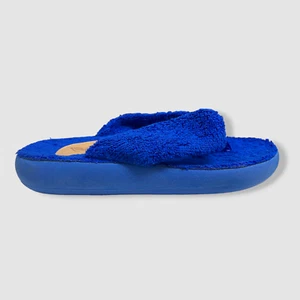 $245 Ancient Greek Sandals Women's Blue Charisma Terry Thong Sandal Shoes 37 - Picture 1 of 6