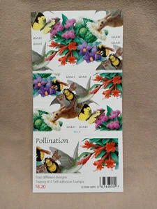 USPS BRIEFMARKEN - POSTFRISCH Heft mit 20 Bestäubungen 41¢ 4156d (B39) - Bild 1 von 2