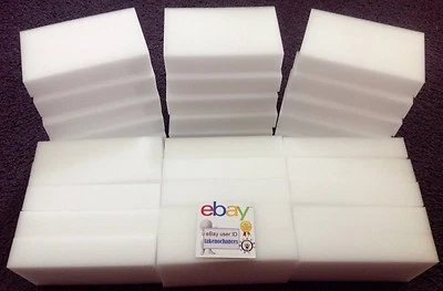 30 PREMIUM Grade Melamine Sponge Eraser BULK PACK 3/4" Works Like Magic!  - Image 1 of 4
