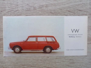 VW Volkswagen 1500 Variant, rot, Abbildung, 1962 - Bild 1 von 1