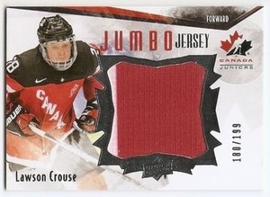 15/16 UPPER DECK TEAM CANADA JUNIORS JUMBO JERSEY /199 (#JSAB-JSZS) U-Pick List