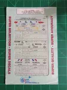 1/72 703 Superscala F-16A 16C Falcon Iowa Illinois ANG decalcomania per Hasegawa Academy - Foto 1 di 1
