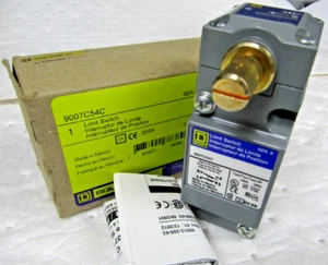 đ„NUEVO INTERRUPTOR LĂMITE SCHNEIDER SQUARE D 9007 C54C SER A 45Âș CABEZAL TIPO C PREVIAJE - Imagen 1 de 11