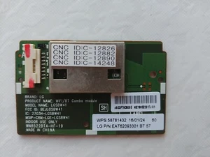 LG TV 50LF650Y Wi-fi BT module Board LGSBW41 EAT62093301 - Picture 1 of 3