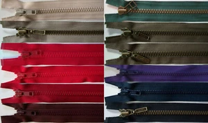 YKK or Dulon 28" Separating Zippers Vislon Two Way Parka Made in USA Jackets - Picture 1 of 13