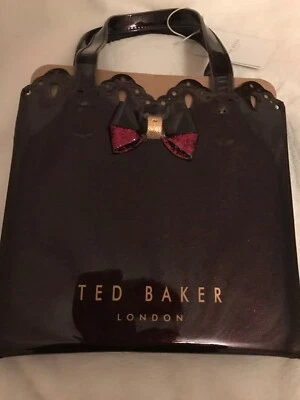 Ted Baker GENUINE Small Tote Shopper with Bow Brick Red. BNWT - Image 1 of 3