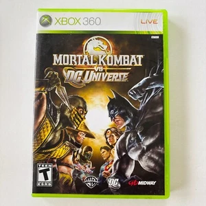 Mortal Kombat vs. DC Universe (Xbox 360, 2008) CIB Tested Working w/ Reg Card - Picture 1 of 3