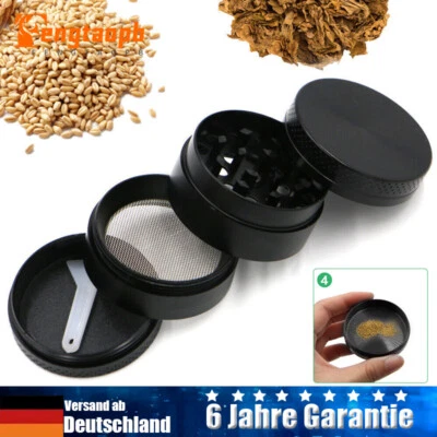 40 mm Grinder Mini Crusher Kräutermühle Basic aus Pflanzenfasern Schwarz - Bild 1 von 4