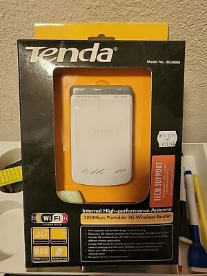 Tenda 3G300M internal high performance antenna 300mbps portable 3g wireless... - Image 1 of 4