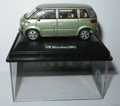 Die Cast Schuco Volkswagen Microbus 2001 Verde IN Metallo Giardinetta Sw 1/72 IN - Immagine 1 di 4