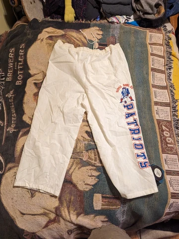 Vintage 80s 1986 New England Patriots Sweatpants Pants M Super Bowl XX Cover