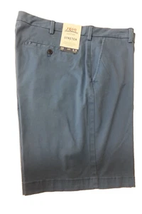 Men's Izod Saltwater Relaxed Classic Stretch Shorts- 38 waist-Blue - Picture 1 of 10