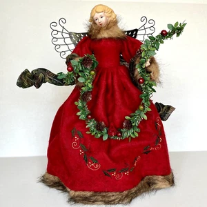 Tree Topper Angel of Peace Christmas Tabletop 15 1/2" Cracker Barrel GrannyCore - Bild 1 von 13
