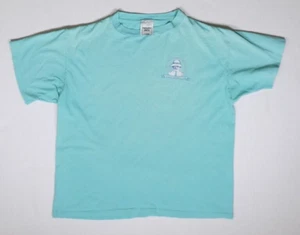 Panama Jack Cup Teal XL T Shirt Single-Stitched 2-Sided Boxy USA Sailing Club - Picture 1 of 7