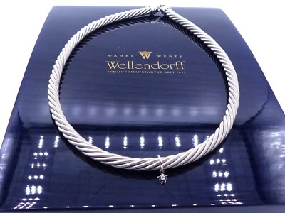 Wellendorff Collier „Galaxis“ in 750 Weißgold; Länge 45cm 131,3 Gramm - Bild 1 von 4