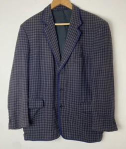 Jaeger Wool Blazer Jacket Check Men’s Size 44 - Picture 1 of 11