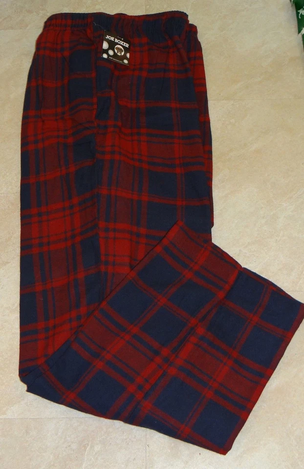 Pantalones de salón/dormir de franela con cintura elástica para hombre: S-M-XL Foto 1 de 1