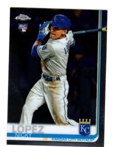 2019 Topps Chrome Update #39 Nicky Lopez RC ROOKIE KANSAS CITY ROYALS