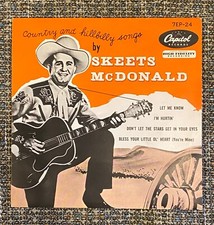 SKEETS McDONALD COUNTRY AND HILLBILLY SONGS JAPAN 7”ep