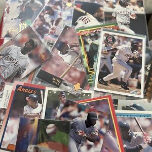 Chili Davis- Baseball Cards- lot of 45 no duplicate card- W/ Sleeve Protector-