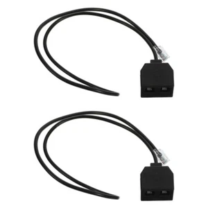 Set of 2 Telefonverlängerungskabel Telefonkabel Splitterkonverter - Bild 1 von 12