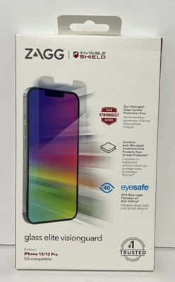 ZAGG InvisibleShield+ Screen Protector for Apple iPhone 13/13 Pro 6.1” - Image 1 of 2