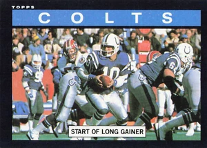 1985 Topps Football Team Leaders Indianapolis Colts #258 - Picture 1 of 2