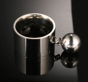 New Ring Charm Medal Pendant Ball + Pouch - Picture 1 of 6