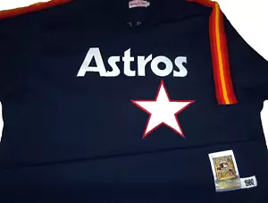 MAGLIA VINTAGE AUTENTICA NOLAN RYAN HOUSTON ASTROS 1980 MITCHELL & Ness 3xl cucita! - Foto 1 di 5