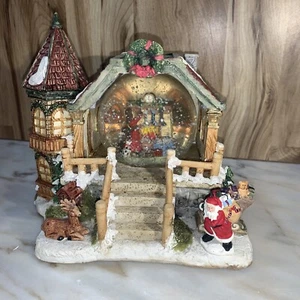 Vintage Globe Structure Handcrafted Cast Resin Tablepiece Xmas Christmas Decor - Picture 1 of 8