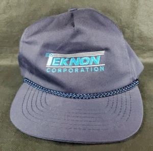 StrapBack Hat Cap Tenon Corporation Software Old Blue Rope Dad Tech Telephone - Picture 1 of 10