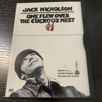 One Flew Over the Cuckoo's Nest (DVD) Snap case 1975 Jack Nicholson  - Image 1 of 4