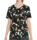 Womens Looney Tunes Scrub Top Shirt S M L XL PLUS 2X 3X Sylvester Tweety Bird