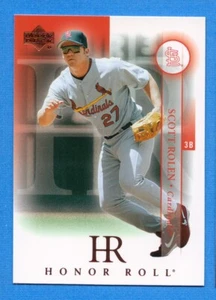 2003 Upper Deck Honor Roll #78 Scott Rolen Cardinals - Picture 1 of 1