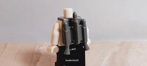 LEGO JET PACK Dark Gray Nozzles Down Backpack Space Flight Ship Repair - Picture 1 of 1