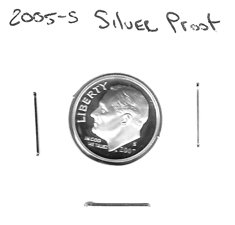 2005-S Silver Proof Roosevelt Dime Cover