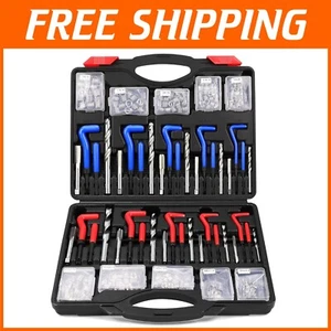 320-Piece Helicoil Kit for Easy Automotive Thread Restoration - Durable Steel - Picture 1 of 10