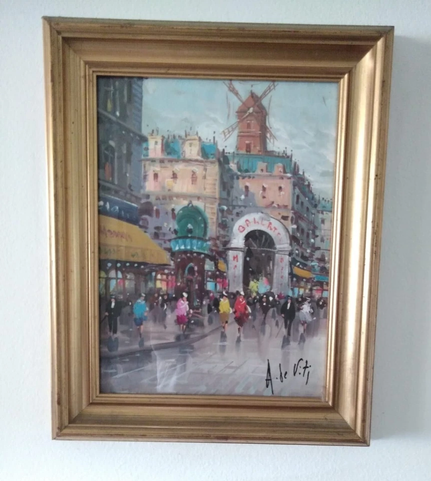 DIPINTO OLIO SU TELA DI ANTONIO DE VITY - Immagine 1 di 1